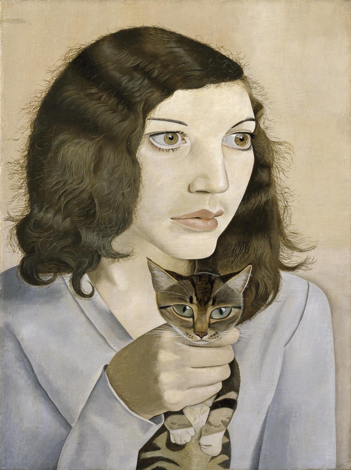 Фрейд Девушка с котенком 1947 © Tate © The Lucian Freud Archive Bridgeman Images.