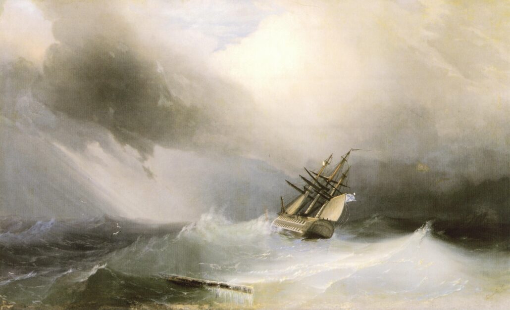 Иван Айвазовский. Буря. 1851