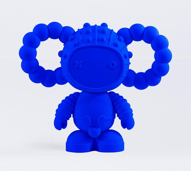 Владимир Иванов.Toy ARTISTRASH 38 x 31 x 22 см Гипс скульптурный акрил 2022 г.....